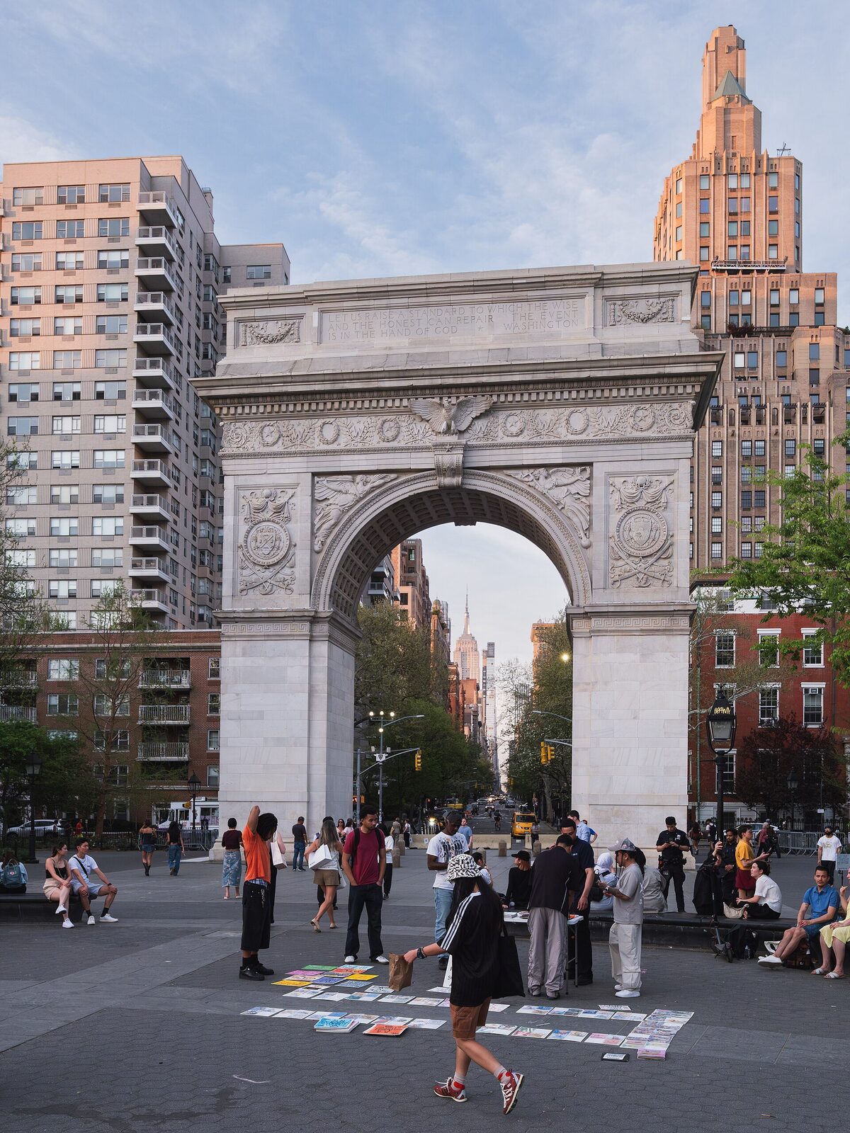 Washington Square Arch in Greenwich Village